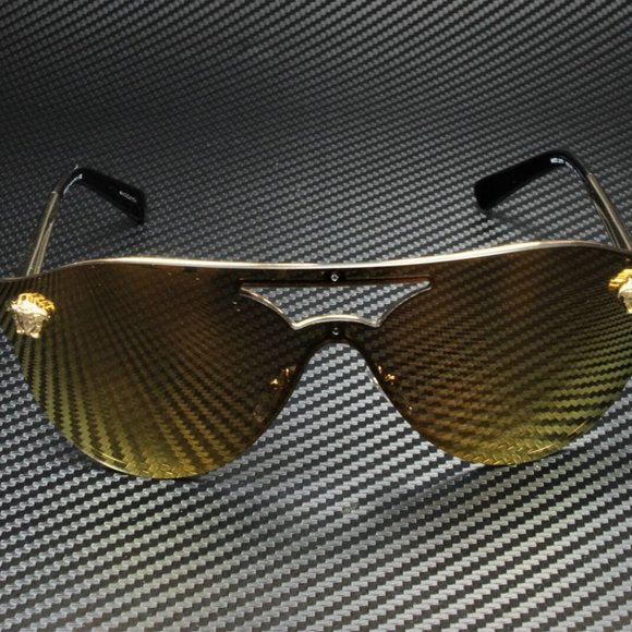 Womens Versace Gold Brown Sunglasses! NEW! main image 5